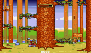Lumberjack Reloaded: Chop down as many trees as you can